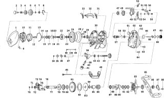 DAIWA] Genuine Spare Parts for 13 SS SV 103H Product code