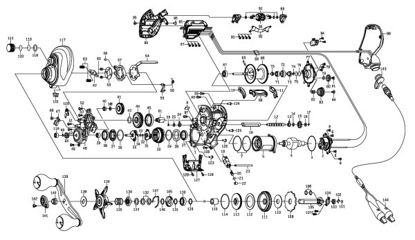 Photo1: [DAIWA] Genuine Spare Parts for 24 SEABORG 100JL Product code: 00810046 **Back-order (Shipping in 3-4 weeks after receiving order) (1)