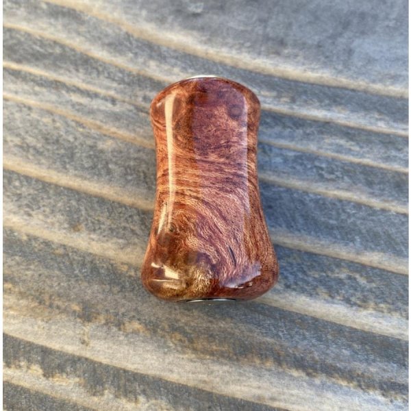 Photo6: [FHF/fishing house freedom] Wood Handle Knob Paddle Type 2 Padouk (“Karin”) (1 piece) F-22 (6)