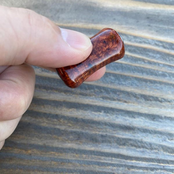 Photo15: [FHF/fishing house freedom] Wood Handle Knob Paddle Type 2 Premium Padouk Burl (“Karin Burl”) (1 piece) F-26 (15)