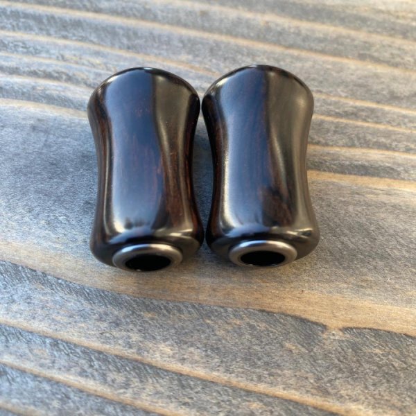 Photo6: [FHF/fishing house freedom] Wood Handle Knob Paddle Type 2 Ebony (1 piece) F-23 (6)