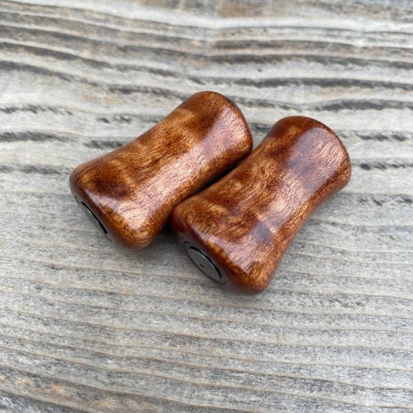 Photo2: [FHF/fishing house freedom] Wood Handle Knob Paddle Type 2 Sapele Mahogany (1 piece) F-28 (2)
