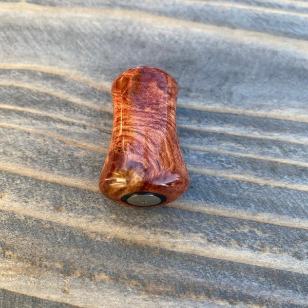 Photo2: [FHF/fishing house freedom] Wood Handle Knob Paddle Type 2 Padouk (“Karin”) (1 piece) F-22 (2)