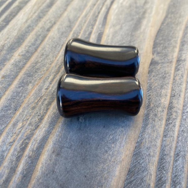 Photo10: [FHF/fishing house freedom] Wood Handle Knob Paddle Type 2 Ebony (1 piece) F-23 (10)