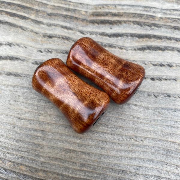 Photo12: [FHF/fishing house freedom] Wood Handle Knob Paddle Type 2 Sapele Mahogany (1 piece) F-28 (12)