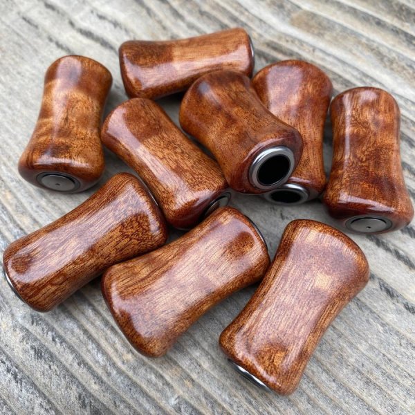 Photo17: [FHF/fishing house freedom] Wood Handle Knob Paddle Type 2 Sapele Mahogany (1 piece) F-28 (17)