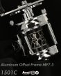 Photo4: [Avail] ABU Aluminum Offset frame [MF7.5] for Ambassadeur 1500C/1501C (Machine-Cut Foot)  (4)