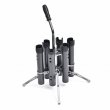 Photo1: ★2025 Model★ [DLIVE] Rod Stand FORCE “Force” Matte Carbon 6-Holder Complete Pack (1)