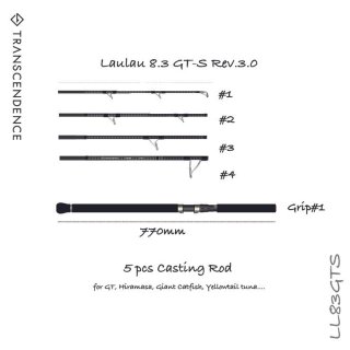 TRANSCENDENCE] Laulau 8.3GT-S Rev3.0 / Spinning (Rod)