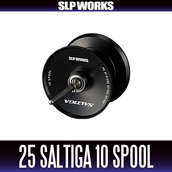 Photo1: [DAIWA/SLP WORKS] SLPW 25SALTIGA 10 Spool Black (1)
