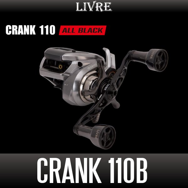 Photo1: [LIVRE] CRANK 110B "ALL BLACK" Handle (ff air Knob) *Allow 1+ Week for Shipping (1)