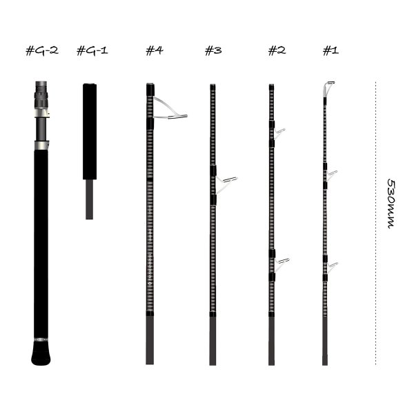 Photo1: [TRANSCENDENCE] Laulau 8.3GT-S Rev3.1 / Laulau Spinning / Spinning (Rod) (1)