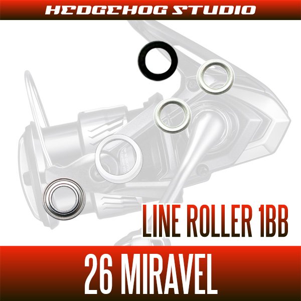 Photo2: [SHIMANO] 26 MIRAVEL Line Roller 1 Bearing Upgrade Kit (2)