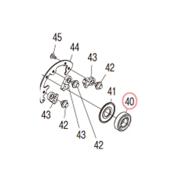 Photo1: [SHIMANO Genuine] Ball Bearing 2210 ID 10mm x OD 22mm x T 6mm Part No. 104JP **Back-order (Shipping in 3-4 weeks after receiving order) (1)