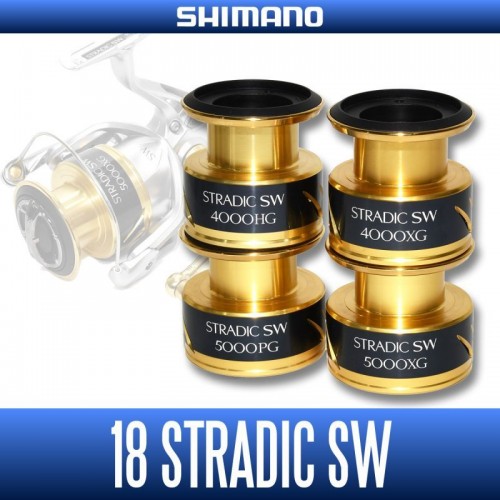 SHIMANO genuine product] 18 STRADIC SW Spare Spool(4000HG, 4000XG, 5000PG,  5000XG) - HEDGEHOG STUDIO
