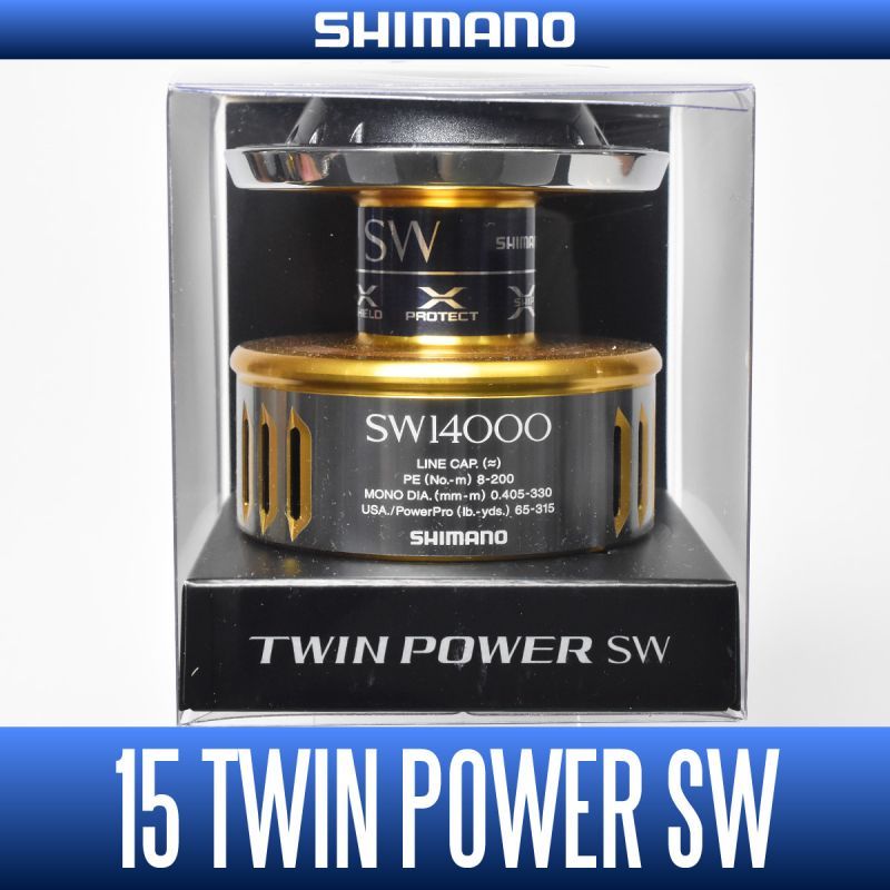 New SHIMANO 15 TWIN POWER SW 14000 XG Genuine Spare Spool fits 8000 10000 series 